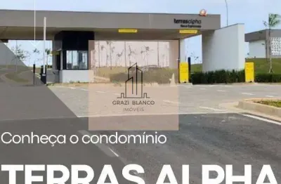 Terreno em condomínio à venda, no condomínio terras alpha, 315m²
