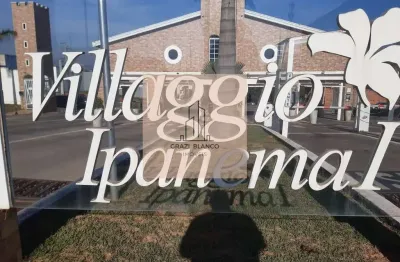 Terreno em condomínio à venda, no condomínio villagio ipanema i,  em sorocaba, condomínio villagio ipanema i, 242m²