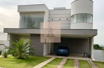 Casa de condomínio à venda, porteira fechada, no condomínio saint charbel, araçoiaba da serra, com 4 quartos, 334m²