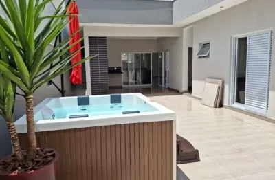 Linda casa com 199 metros quadrados de área construída no condomínio costa das areias em salto sp