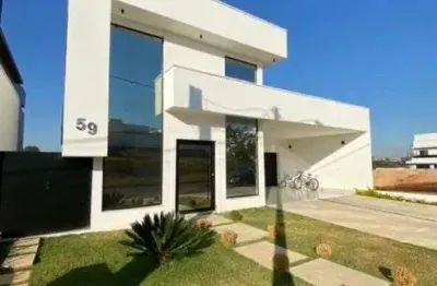 Casa de condomínio para venda possui 185 metros quadrados com 3 quartos sendo 1 suite