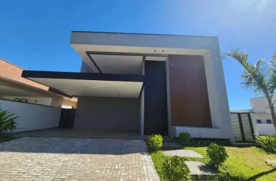 Casa de condomínio para venda possui 252 metros quadrados com 3 quartos sendo 3 suítes
