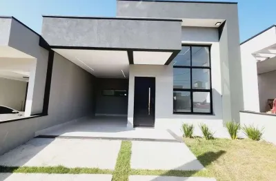 Linda casa no condomínio village moutonnée em salto sp, com 120 metros quadrados de área construída