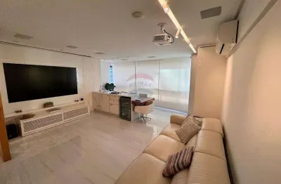 Casa vivace, um apartamento personalizado em altíssimo padrão no miolo da praia do canto, 2 vagas, 100% montado, equipado e climatizado.