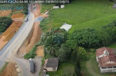 Terreno à venda com 190mil m² e de frente para a br 101 na serra