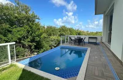 Exclusividade: luxuosa casa com 4 suítes em alphaville litoral norte