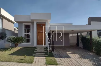 Casa térrea com 3 dormitórios sendo 1 suíte com 145m² no condomínio no terras de atibaia 1 em atibaia/sp.
