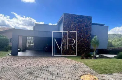 Casa com 4 dormitórios à venda, 388 m² por r$ 4.500.000,00 - condominio porto atibaia - atibaia/sp