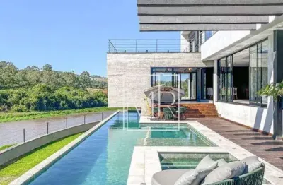 Casa com 3 dormitórios à venda, 525 m² por r$ 6.000.000,00 - figueira garden - atibaia/sp