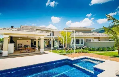 Casa com 4 dormitórios à venda, 486 m² por r$ 4.500.000,00 - condomínio flamboyant - atibaia/sp