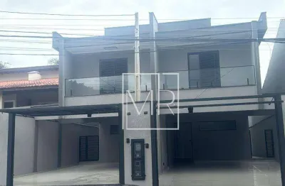 Casa nova com 150m² com 3 suítes, 4 vagas de garagem por r$ 947.000,00 no jardim maristela.
