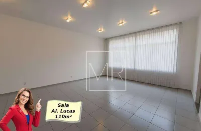 Sala comercial para locação, Al. Lucas, 110m², 2 banheiros - $5.000 – Vila Thais – Atibaia/SP