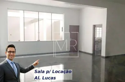 Sala comercial para locação, al. lucas, 110m², 2 banheiros - $5.500 – vila thais – atibaia/sp