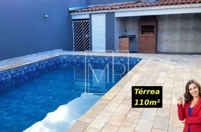 Casa térrea à venda, 2 dormitórios, piscina, 110m² - $595.000 - atibaia jardim