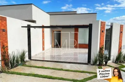 Casa para locação ou venda, 3 suítes, piscina, 130m² - venda: $880.000 / locação: $5.800 – jd. do lago – atibaia/sp