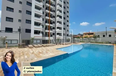 Apartamento para locação, 2 suítes, móveis planejados, piscina, 89m² - $4.300 – mirai patriani – alvinópolis – atibaia/sp