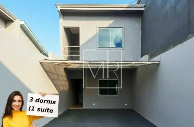 Casa para venda ou locação, 3 dormitórios (1 suíte), quintal, 150m² - $850.000 / venda - $3.850 / locação – Alvinópolis – Atibaia/SP