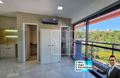 Sala para locação, 43m², 2 banheiros, ar-condicionado, planejados - $3.500 (pacote) – atibaia jardim