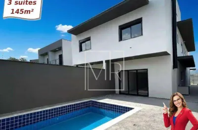 Casa à venda, 3 suítes, piscina, 145m² - $950.000 – jd. do lago – atibaia/sp