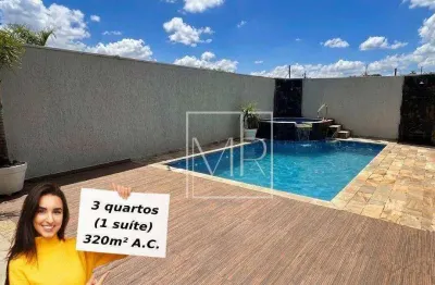 Casa à venda, 3 dormitórios (1 suíte), piscina, 320m² - $1.600.000 – Vila Rica – Atibaia/SP