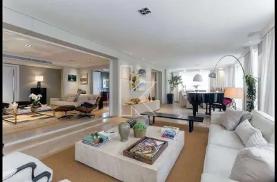 Apartamento com 4 quartos à venda na avenida sabiá, 133, moema, são paulo por r$ 13.500.000
