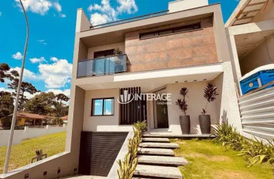 Casa com 4 dormitórios à venda, 293 m² por r$ 2.490.000,00 - santa cândida - curitiba/pr