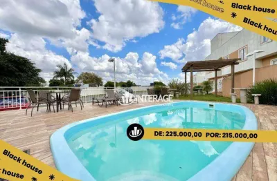 Apartamento garden com 2 quartos à venda, 44 m² por r$ 215.000 - loteamento marinoni - almirante tamandaré/pr