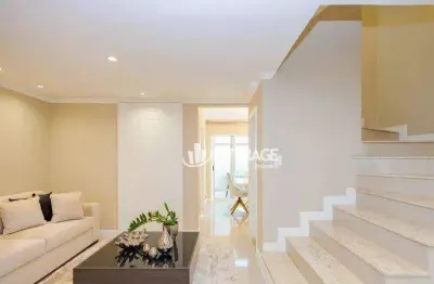 Sobrado com 3 dormitórios à venda, 150 m² por r$ 890.000,00 - santa felicidade - curitiba/pr