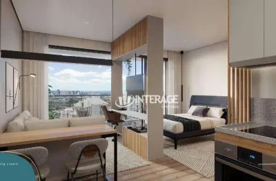 Studio com 1 dormitório à venda, 34 m² por r$ 412.390,00 - cristo rei - curitiba/pr