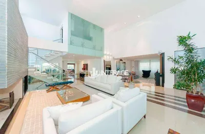 Casa com 5 dormitórios à venda, 476 m² por r$ 4.200.000,00 - campo comprido - curitiba/pr