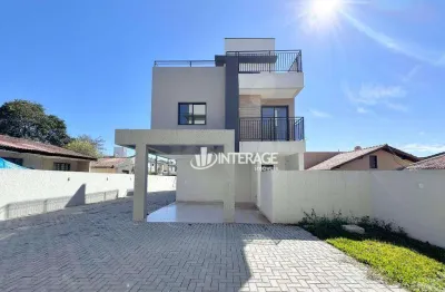 Sobrado com 3 dormitórios à venda, 129 m² por r$ 755.000,00 - santa felicidade - curitiba/pr