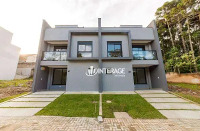 Sobrado com 3 quartos à venda, 129 m² por r$ 849.800 - santa cândida - curitiba/pr