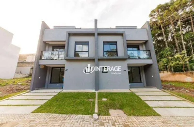 Sobrado com 3 quartos à venda, 131 m² por r$ 849.800 - santa cândida - curitiba/pr