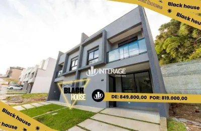 Sobrado com 3 quartos à venda, 131 m² por r$ 819.000 - santa cândida - curitiba/pr