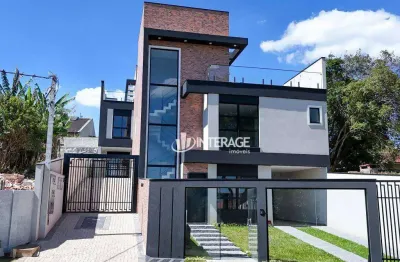 Sobrado com 3 quartos  à venda, 142 m² por r$ 1.150.000 - santa felicidade - curitiba/pr