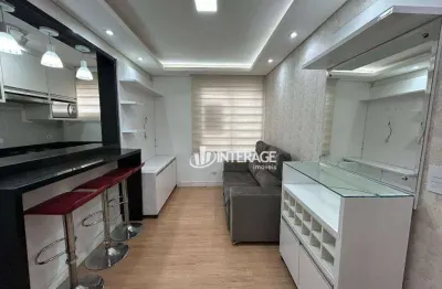 Apartamento com 2 quartos para alugar, 40 m² por r$ 2.147/mês - campo comprido - curitiba/pr