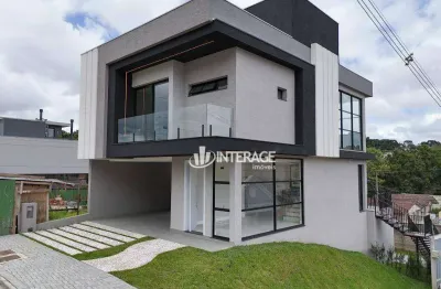 Casa com 3 quartos à venda, 293 m² por r$ 2.200.000 - santa felicidade - curitiba/pr