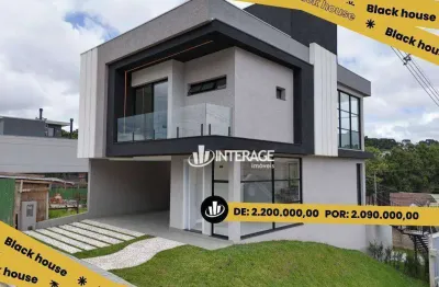 Casa com 3 quartos à venda, 293 m² por r$ 2.090.000 - santa felicidade - curitiba/pr