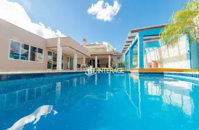 Casa com 4 dormitórios à venda, 544 m² por r$ 3.490.000,00 - santa felicidade - curitiba/pr