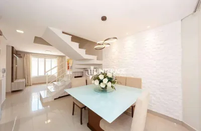 Sobrado com 3 dormitórios à venda, 147 m² por r$ 779.000,00 - santa felicidade - curitiba/pr