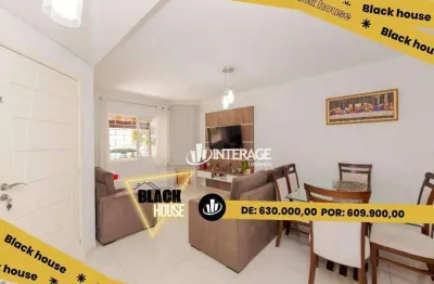 Sobrado com 3 quartos à venda, 111 m² por r$ 609.900 - santa felicidade - curitiba/pr
