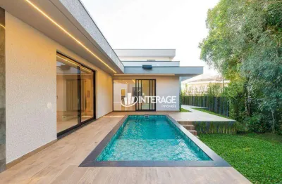 Casa com 5 dormitórios à venda, 280 m² por r$ 3.790.000,00 - santa felicidade - curitiba/pr