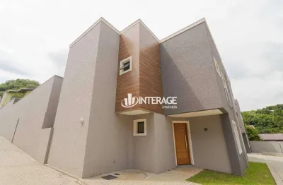 Sobrado em condominio fechado com 3 quartos à venda, 94 m² por r$ 642.000 - pilarzinho - curitiba/pr