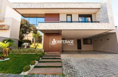 Casa em condomínio fechado com 3 suítes à venda, 301 m² por r$ 3.200.000 - santa felicidade - curitiba/pr