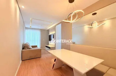 Apartamento com 2 dormitórios à venda, 49 m² por r$ 350.000,00 - santa felicidade - curitiba/pr