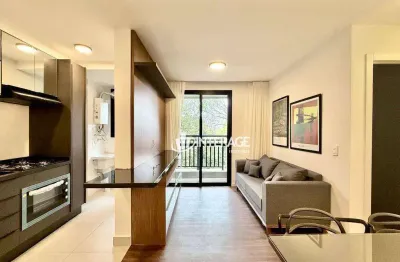 Apartamento com 2 quartos para alugar, 44 m² por r$ 3.800 mês - ecoville - curitiba/pr