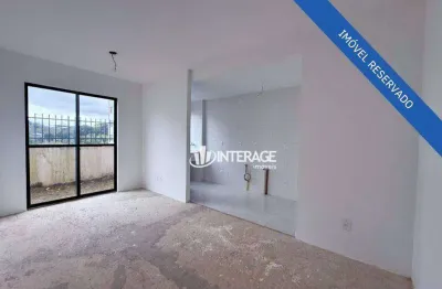 Apartamento garden com 2 dormitórios à venda, 49 m² por r$ 300.000,00 - santa felicidade - curitiba/pr