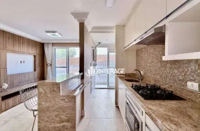 Apartamento com 2 quartos para alugar, 66 m² por r$ 3.519/mês - boa vista - curitiba/pr