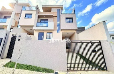 Sobrado com 3 suítes à venda, 127 m² por r$ 849.000 - santa felicidade - curitiba/pr