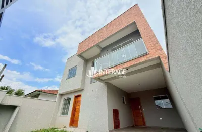 Sobrado com 3 dormitórios à venda, 131 m² por r$ 790.000,00 - são braz - curitiba/pr